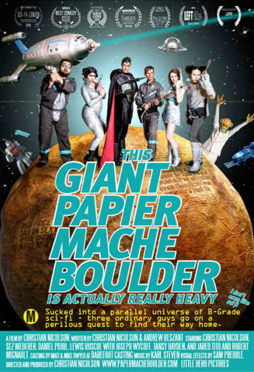 THIS GIANT PAPIER MACHE BOULDER IS ACTUALLY REALLY HEAVY poster
